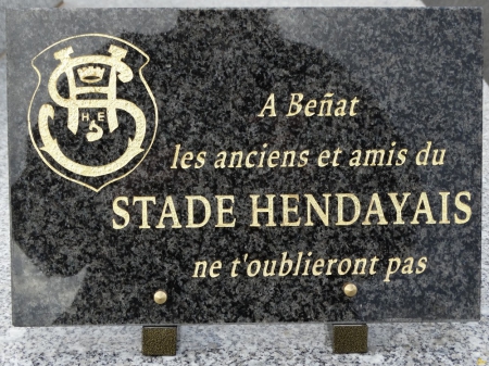 plaque LAMOTTE Beñat