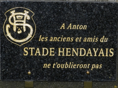 plaque LARZABAL Antton