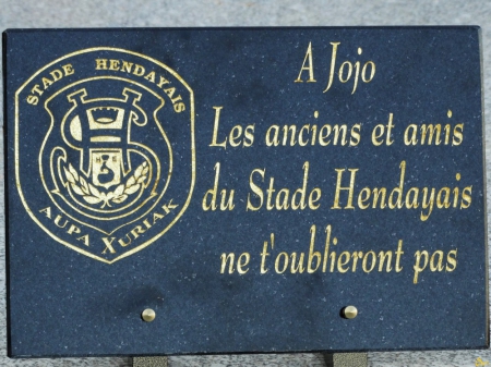 plaque Jojo Cazenave