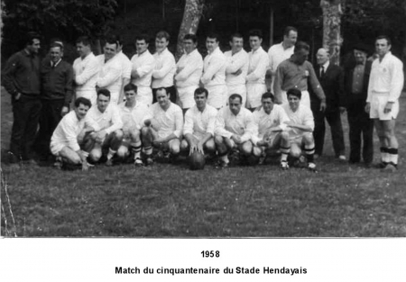 Année 1958: match du Cinquantenaire