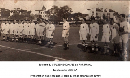 1936 Tournée du Stade Hendayais au Portugal