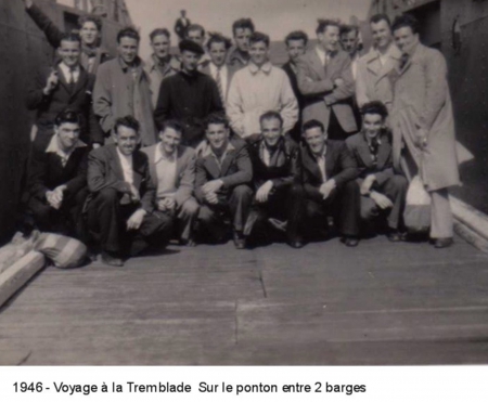 1946: voyage de fin de saison à la Tremblade