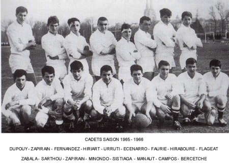 saison 1965-1966: les cadets