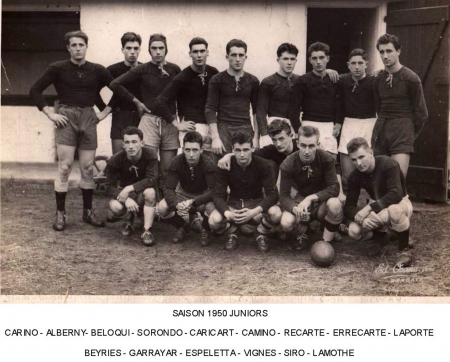 saison 1950: les juniors