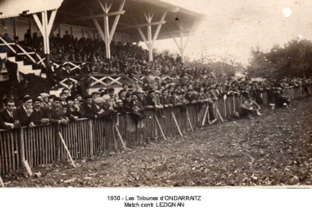 1930: les tribunes d'Ondarraitz